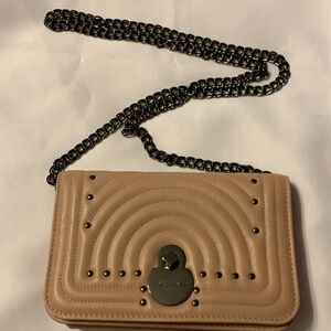 Longchamp Cavalcade Leather Shoulder Purse.